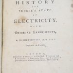 Joseph Priestley. The History and Present State of Electricity. Londres, 1767.