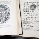 Les armoiries de Pichault de la Martinière retrouvée dans un ouvrage sur les ex-libris côte-à-côte avec les armoiries originales.