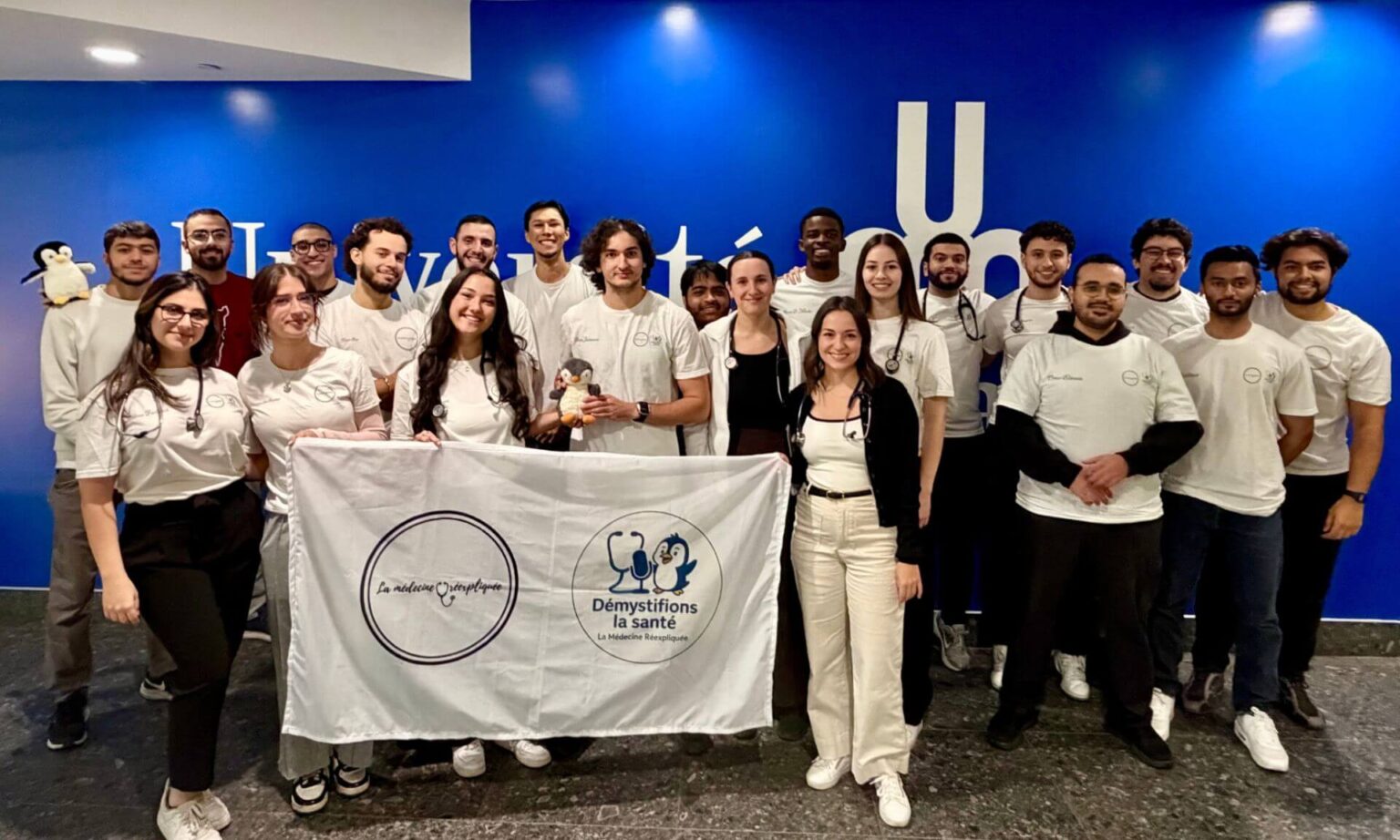 L'équipe engagée dans le projet «La médecine réexpliquée»