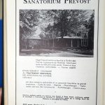 Publicité pour le Sanatorium Prévost, Montréal, 1946.